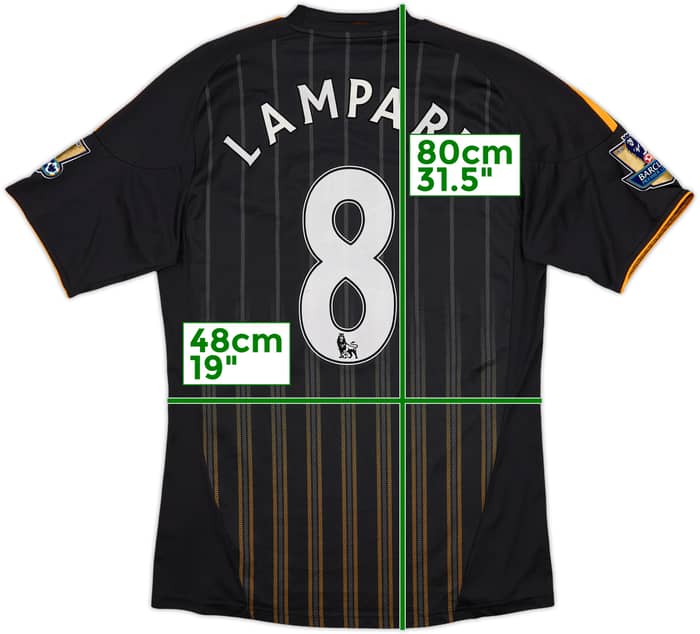 2010-11 Chelsea Away Shirt Lampard #8 - 6/10 - (M)
