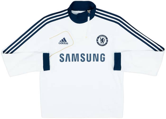 2012-13 Chelsea adidas 1/4 Zip Drill Top - 9/10 - (S)