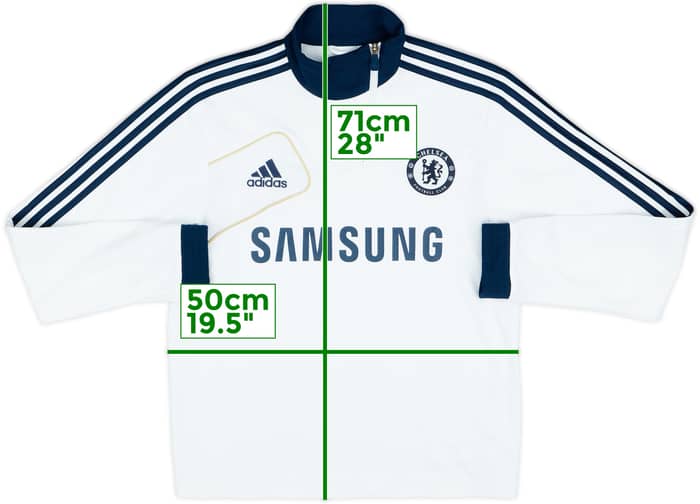 2012-13 Chelsea adidas 1/4 Zip Drill Top - 9/10 - (S)