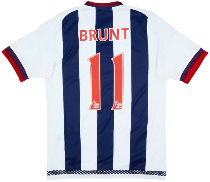 2015-16 West Brom Home Shirt Brunt #11 - 5/10 - (S)