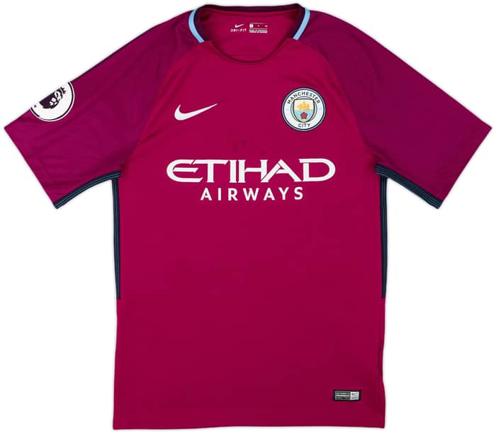 2017-18 Manchester City Away Shirt Silva #21 - 7/10 - (S)