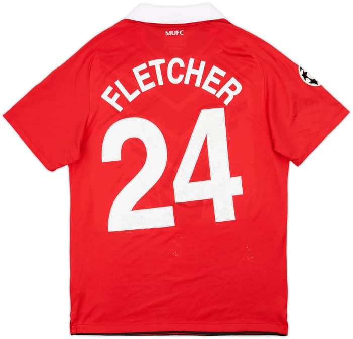 2010-11 Manchester United Home Shirt Fletcher #24 - 5/10 - (M)