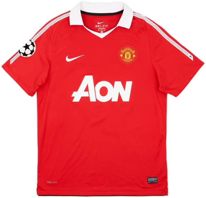 2010-11 Manchester United Home Shirt Fletcher #24 - 5/10 - (M)