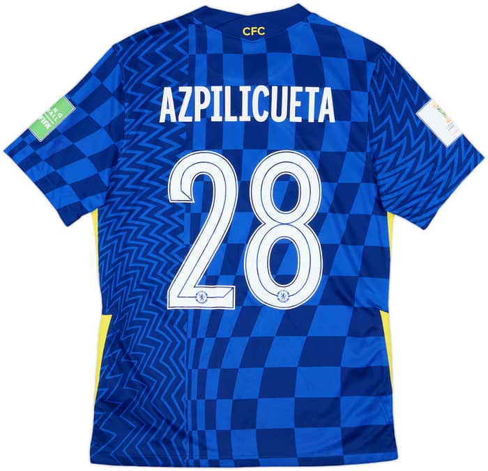 2021-22 Chelsea Home Shirt Azpilicueta #28 - 8/10 - (M)