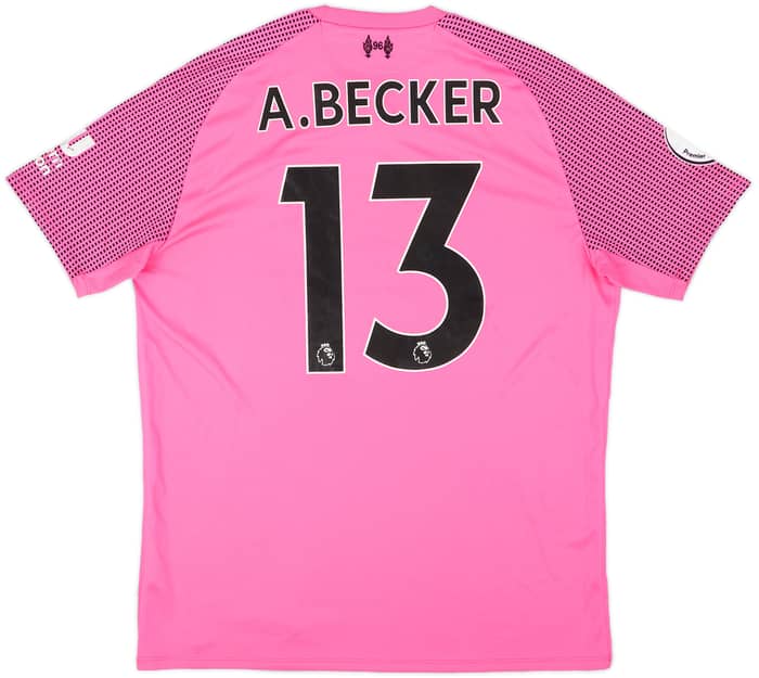 2018-19 Liverpool GK Shirt A.Becker #1 - 6/10 - (M)
