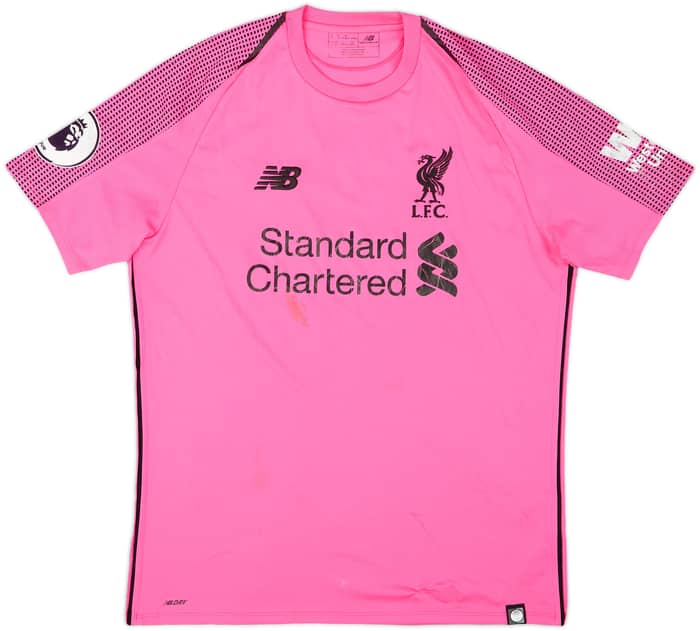 2018-19 Liverpool GK Shirt A.Becker #1 - 6/10 - (M)