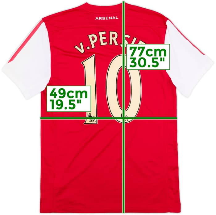 2011-12 Arsenal Home Shirt v.Persie #10 - 6/10 - (M)