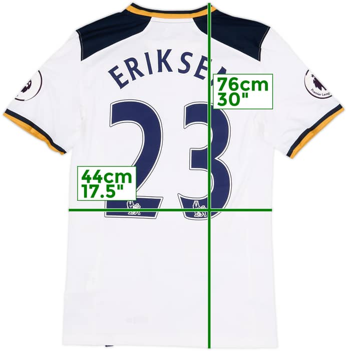 2016-17 Tottenham Home Shirt Eriksen #23 (S)