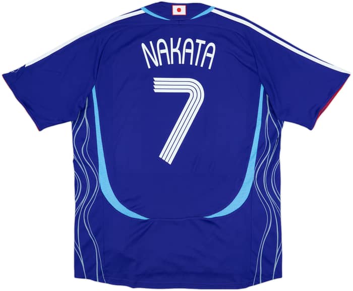 2006-08 Japan Home Shirt Nakata #7 - 9/10 - (XL)