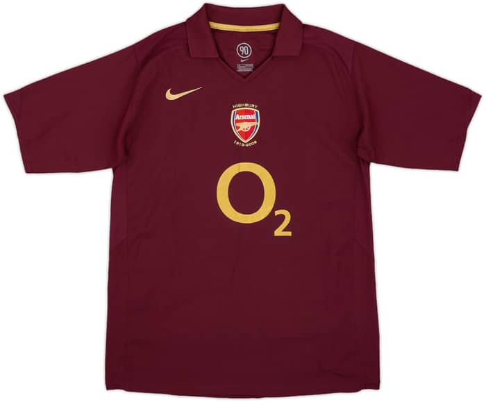 2005-06 Arsenal Home Shirt Henry #14 - 8/10 - (XL.Boys)