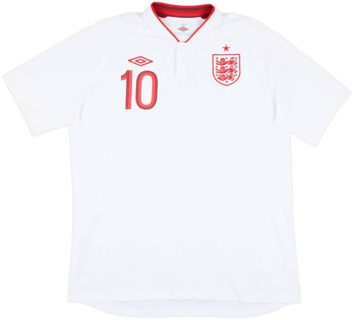 2012-13 England Home Shirt Rooney #10 - 6/10 - (XL)