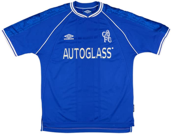 1999-01 Chelsea Home Shirt Zola #25 - 7/10 - (M)