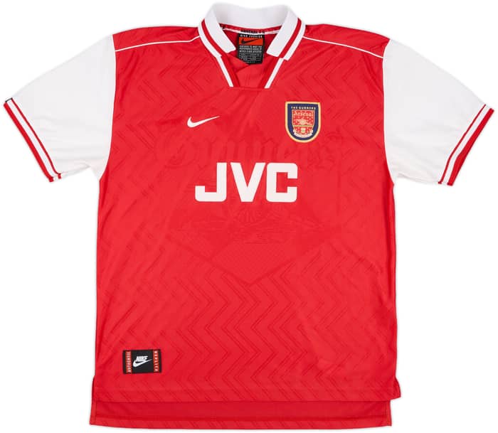 1996-98 Arsenal Home Shirt Bergkamp #10 - 6/10 - (L)
