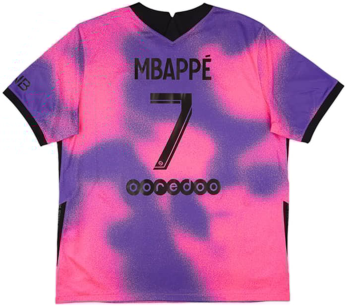 2020-21 Paris Saint-Germain Fourth Shirt Mbappe #7 - 10/10 - (XL)