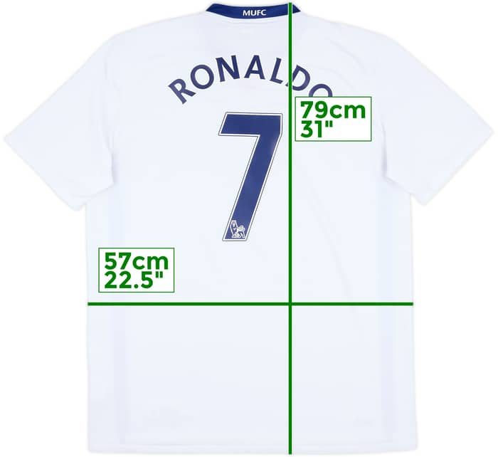 2008-10 Manchester United Away Shirt Ronaldo #7 - 7/10 - (L)