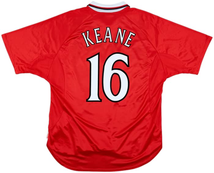 1999-00 Manchester United 'CL Winners' Shirt Keane #16 - 6/10 - (XXL)