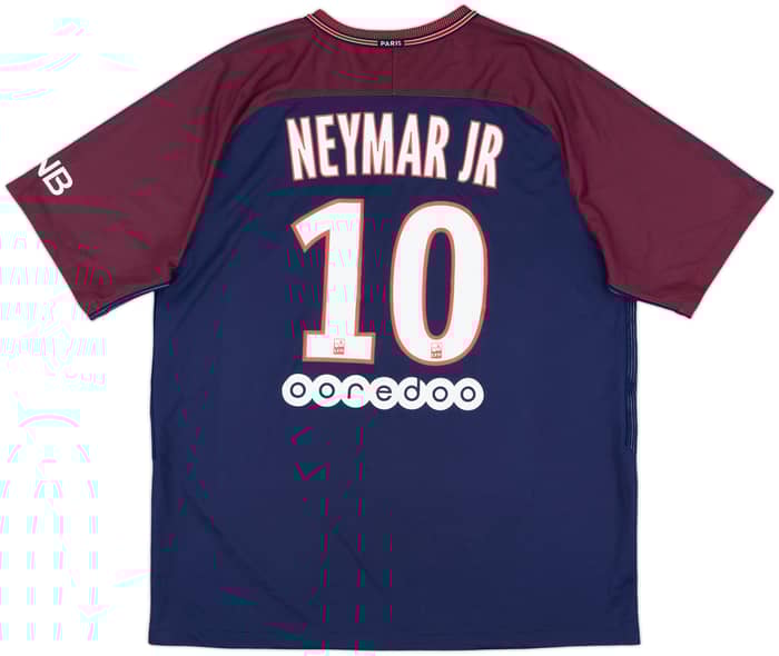 2017-18 Paris Saint-Germain Home Shirt Neymar Jr #10 - 8/10 - (XL)