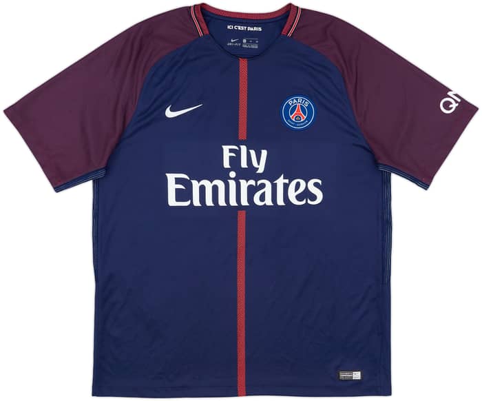 2017-18 Paris Saint-Germain Home Shirt Neymar Jr #10 - 8/10 - (XL)