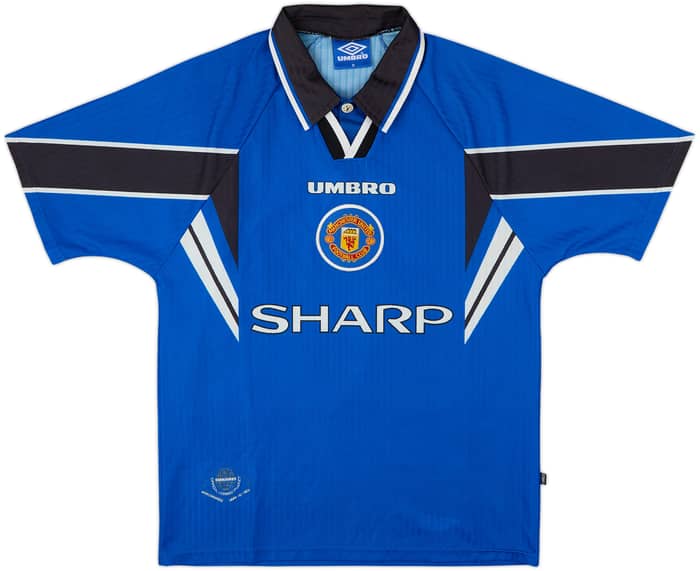 1996-98 Manchester United Third Shirt Beckham #10 - 8/10 - (M)