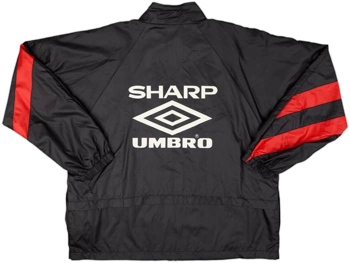 1992-93 Manchester United Umbro Track Jacket - 8/10 - (L)