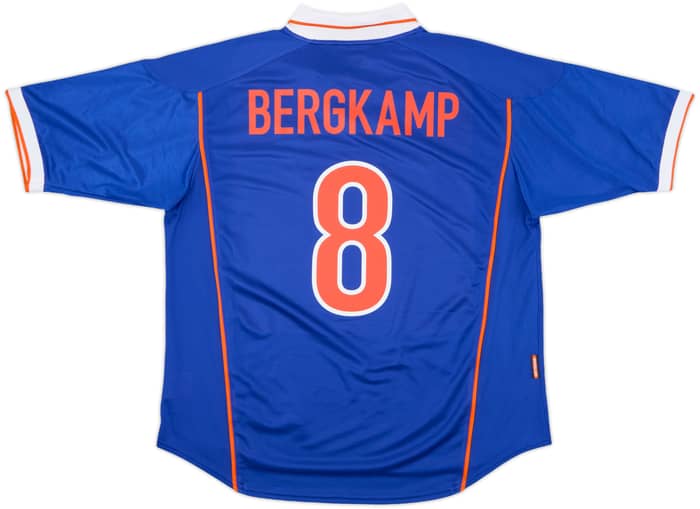 1998-00 Netherlands Away Shirt Bergkamp #8 - 8/10 - (XL)