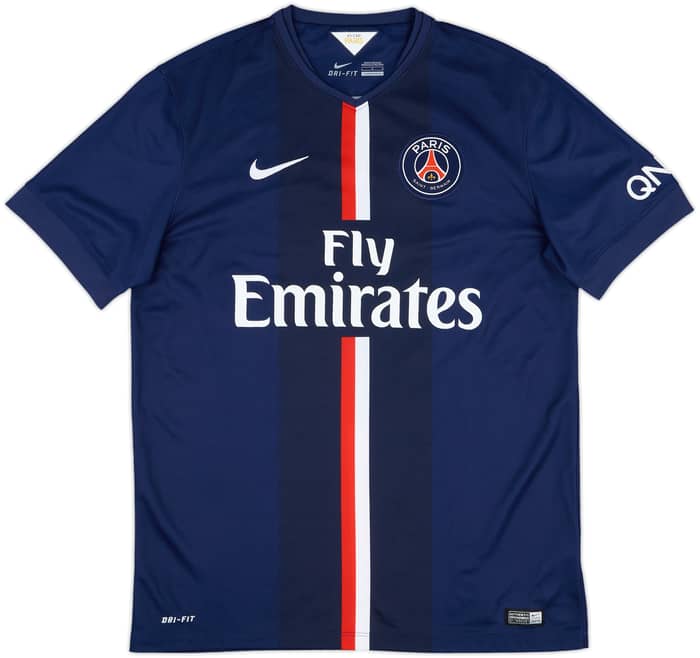 2014-15 Paris Saint-Germain Home Shirt Ibrahimovic #10 - 8/10 - (L)