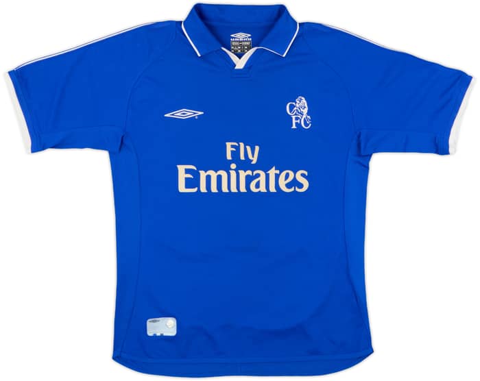 2001-03 Chelsea Home Shirt Zola #25 - 6/10 - (M)