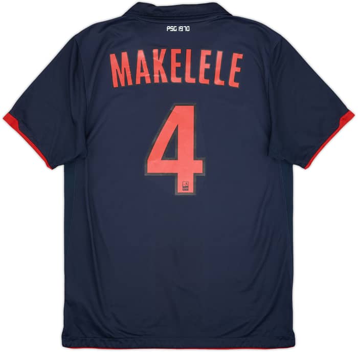 2010-11 Paris Saint-Germain Away Shirt Makelele #4 - 8/10 - (M)