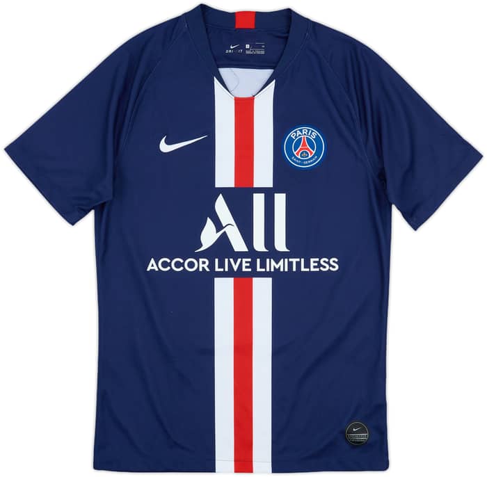 2019-20 Paris Saint-Germain Home Shirt Mbappe #7 - 6/10 - (S)