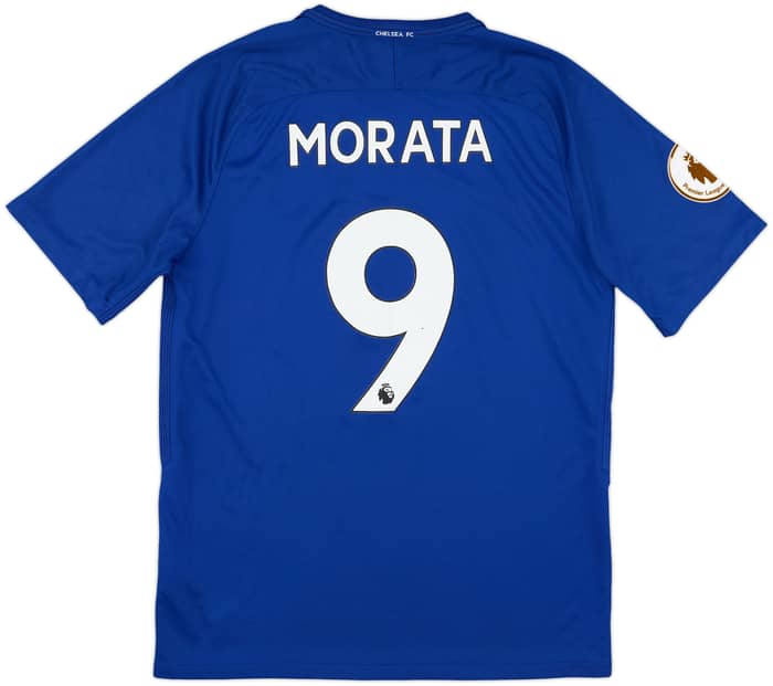 2017-18 Chelsea Home Shirt Morata #9 - 6/10 - (L)