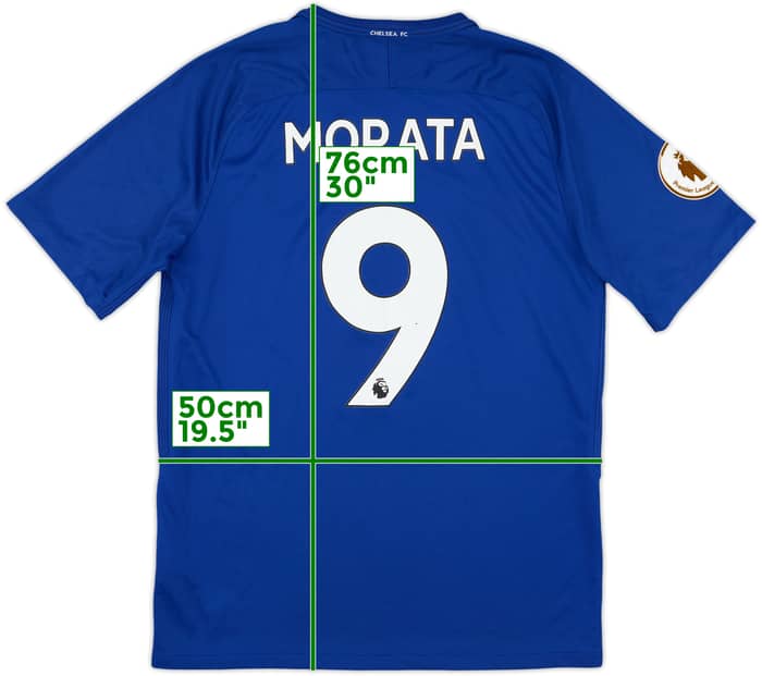 2017-18 Chelsea Home Shirt Morata #9 - 6/10 - (L)