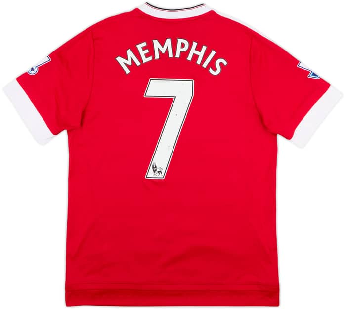 2015-16 Manchester United Home Shirt Memphis #7 - 5/10 - (L)