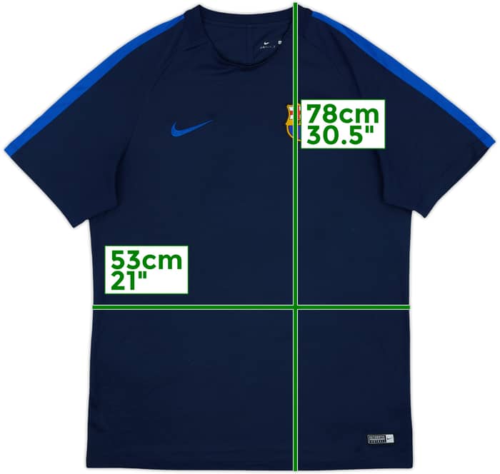 2016-17 Barcelona Nike Training Shirt - 9/10 - (L)