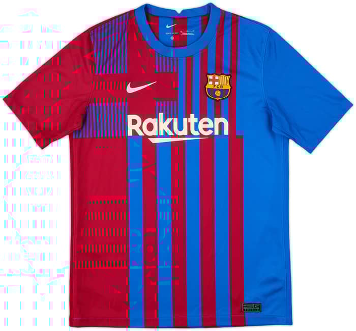 2021-22 Barcelona Home Shirt - 10/10 - (XL.Boys)