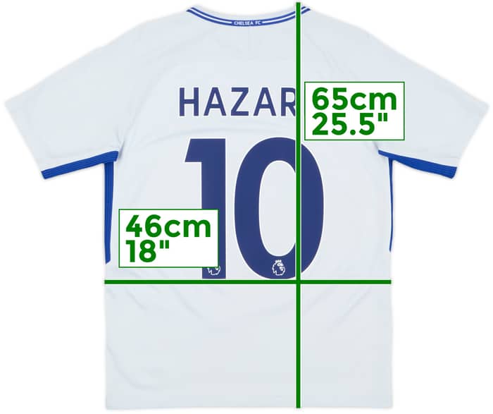 2017-18 Chelsea Away Shirt Hazard #10 - 8/10 - (XL.Boys)