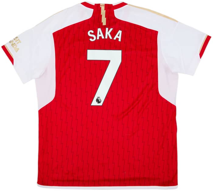 2023-24 Arsenal Home Shirt Saka #7 - 8/10 - (3XL)