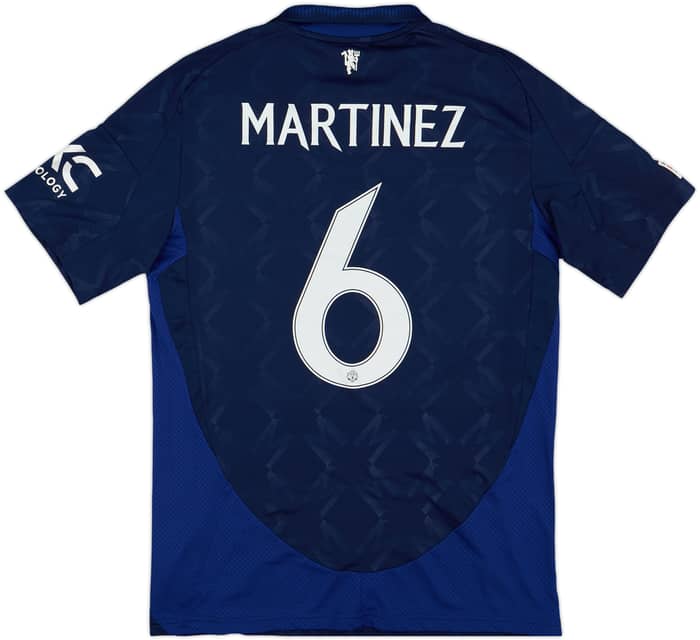 2024-25 Manchester United Away Shirt Martinez #6 - 8/10 - (M)