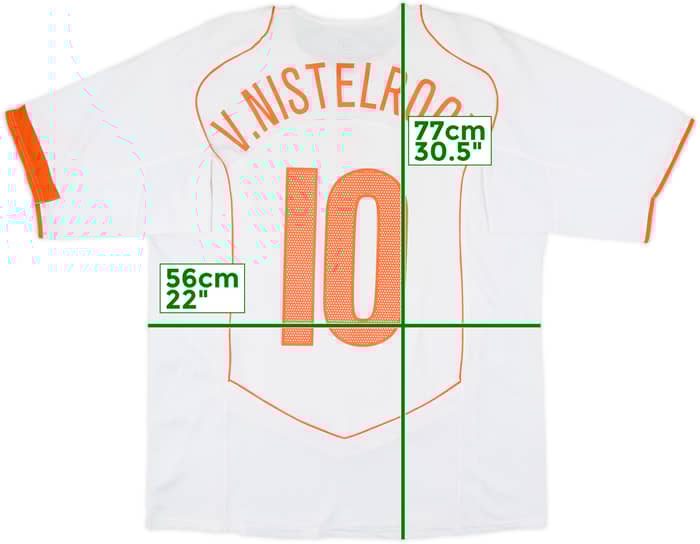 2004-06 Netherlands Away Shirt V.Nistelrooy #10 - 8/10 - (L)
