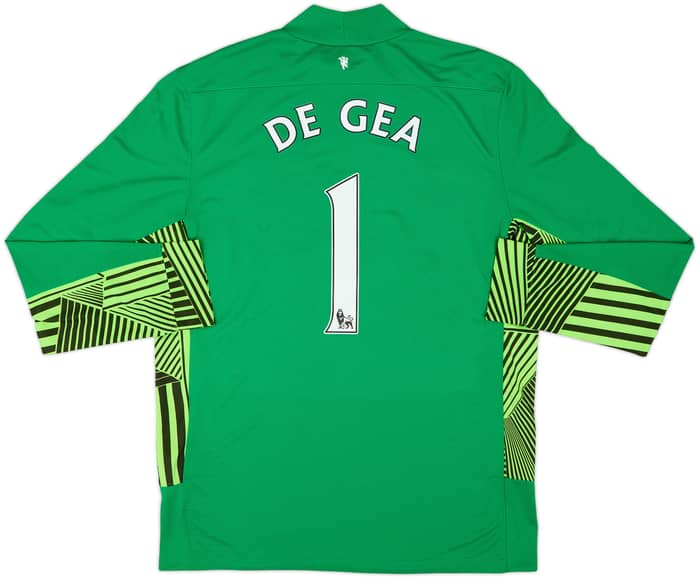 2011-12 Manchester United GK Shirt De Gea #1 - 9/10 - (L)