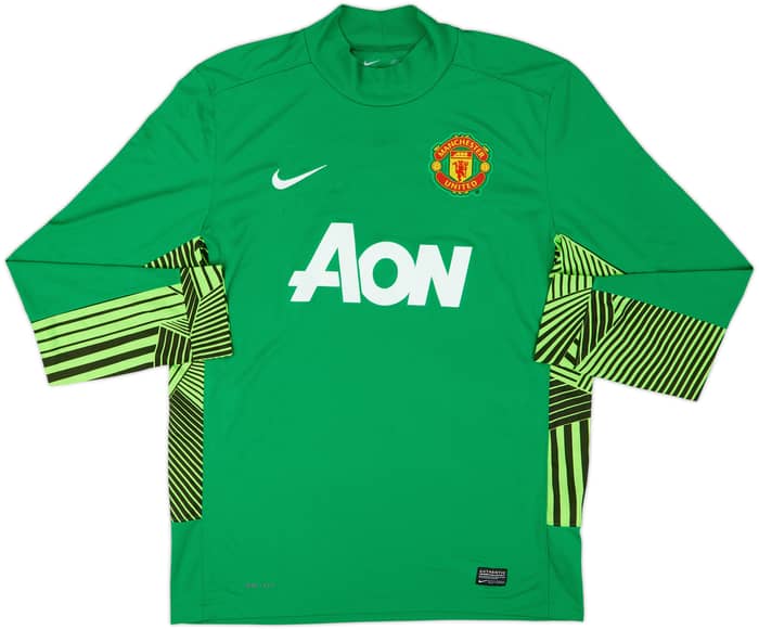2011-12 Manchester United GK Shirt De Gea #1 - 9/10 - (L)