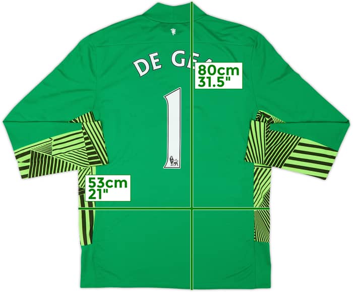 2011-12 Manchester United GK Shirt De Gea #1 - 9/10 - (L)