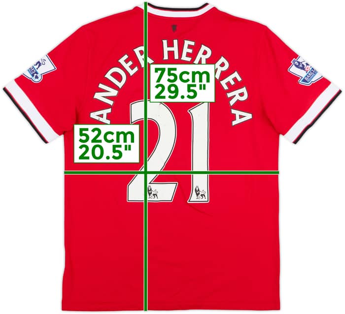2014-15 Manchester United Home Shirt Ander Herrera #21 - 5/10 - (L)