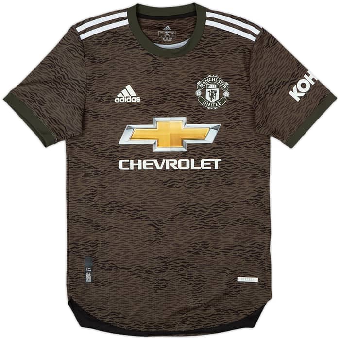 2020-21 Manchester United Authentic Away Shirt B.Fernandes #18 - 10/10 - (XS)