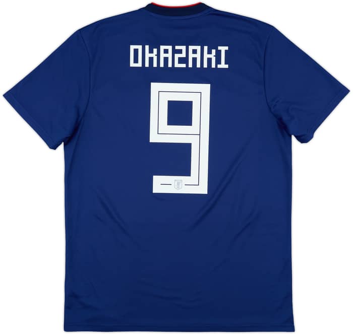 2018-19 Japan Home Shirt Okazaki #9 - 8/10 - (L)