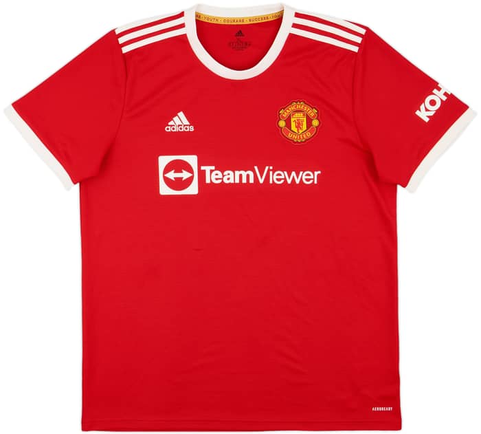 2021-22 Manchester United Home Shirt Ronaldo #7 - 8/10 - (XL)