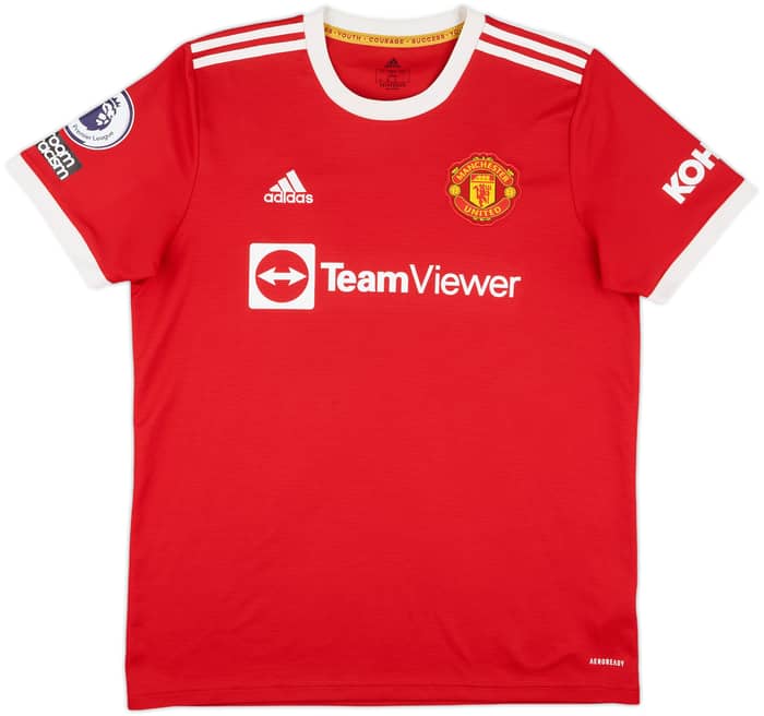 2021-22 Manchester United Home Shirt Ronaldo #7 - 9/10 - (L)