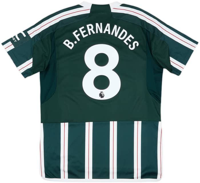 2023-24 Manchester United Away Shirt B.Fernandes #8 - 7/10 - (XL)