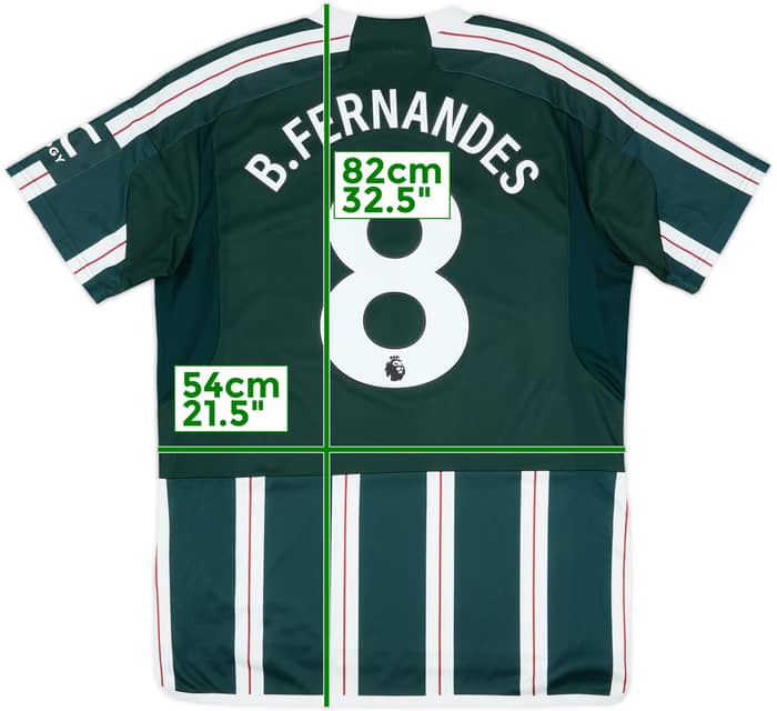 2023-24 Manchester United Away Shirt B.Fernandes #8 - 7/10 - (XL)