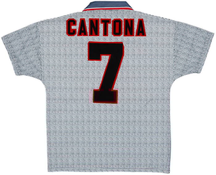 1995-96 Manchester United Away Shirt Cantona #7 - 8/10 - (M)