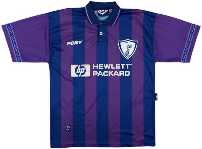 1995-97 Tottenham Away Shirt Sheringham #10 - 6/10 - (M)